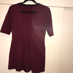 Isabella Oliver Claret Maternity Tunic Top